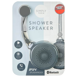 Simply Tech Shower Speaker - Grey