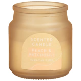 Mini Frosted Candle - Peach & Patchouli