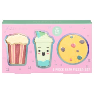 Fizzy Dips Bath Fizzer Set 3pk - Popcorn, Matcha & Cookie