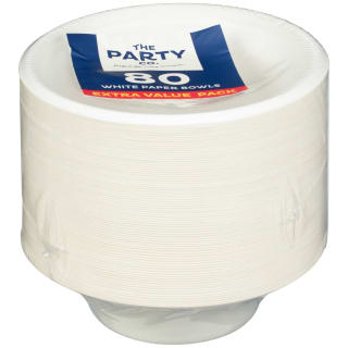 The Party Co. White Paper Bowls 80pk