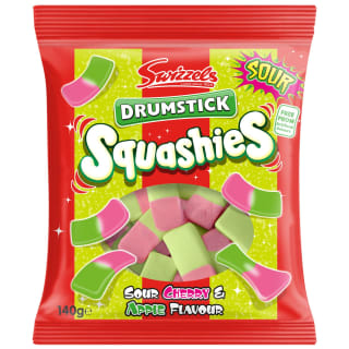 Swizzels Drumsticks Squashies 140g - Sour Cherry & Apple