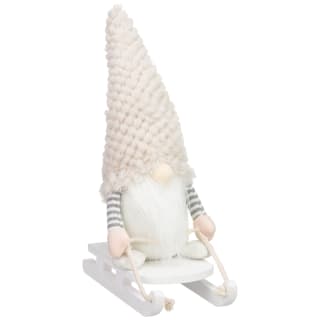 Gonk With Fur Hat On Sleigh