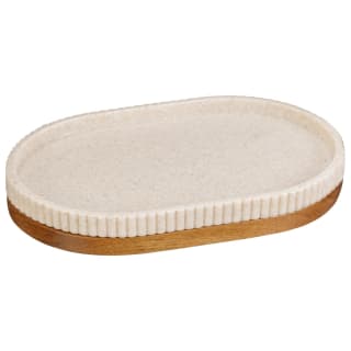 Natural Tray with Wooden Base