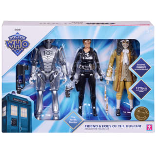 Doctor Who Friends and Foes Collector Figure Set 3pk