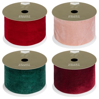 Velvet Ribbon 2m - Assorted