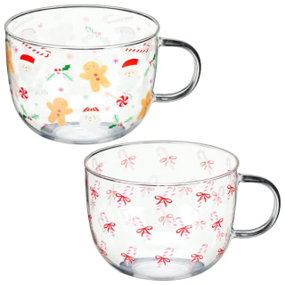 Christmas Novelty Cappuccino Mug - Assorted