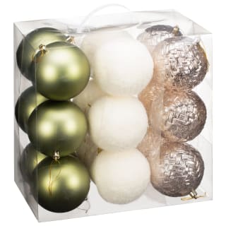 Luxury Baubles 18pk - Natural