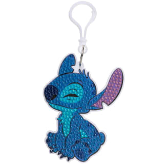 Crystal Art Bag Charm - Stitch