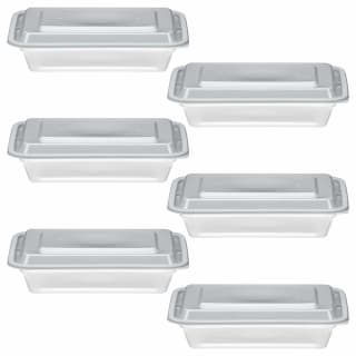Meal Prep Containers 6pk - Grey