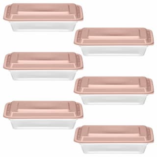 Meal Prep Containers 6pk - Pink