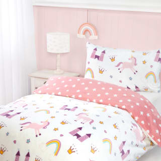 Simply Kids Fleece Duvet Set - Unicorn