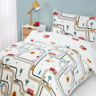 Simply Kids Fleece Duvet Set - Cars