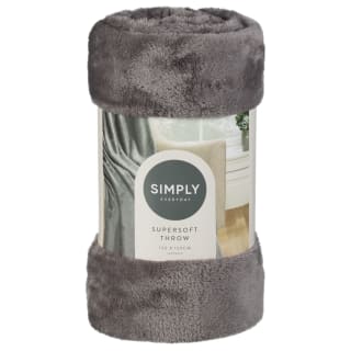 Simply Everyday Super Soft Throw - Taupe