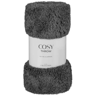 Home Collection Cosy Throw - Grey
