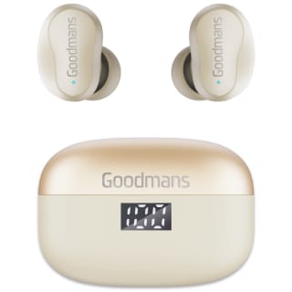 Goodmans True Wireless Metallic Earphones - White