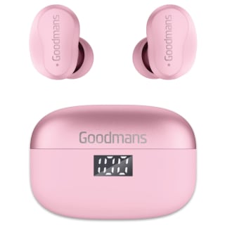 Goodmans True Wireless Metallic Earphones - Pink