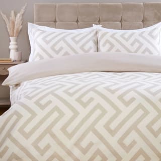 Simply Geo Printed Double Duvet Set