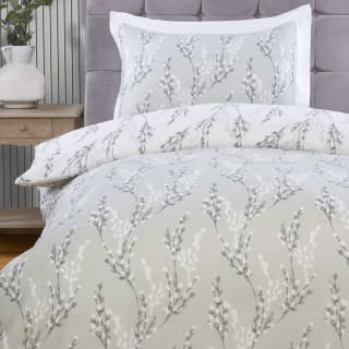 Simply Floral Printed Single Duvet Set - Green