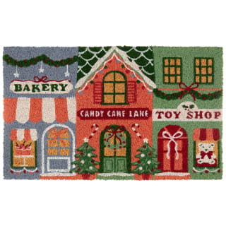 Christmas House Coir Doormat 45 x 75