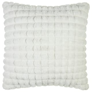 Quilted Faux Fur Cushion
