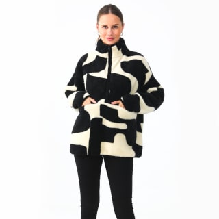 413416-ladies-design-fleece-top-black-cream-2