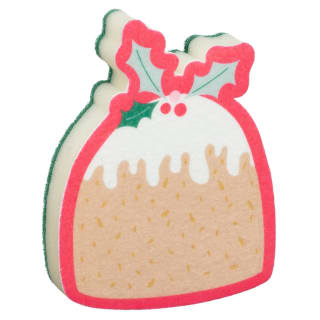Festive Sponge Scourer - Christmas Pudding