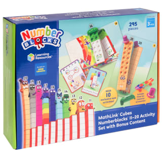 Numberblocks Mathlink Cubes 11-20 Activity Set