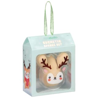 Style Studio Cosmetic Sponge Set - Reindeer