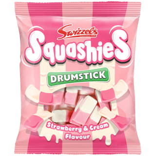 Swizzels Drumstick Squashies 140g - Strawberry & Cream