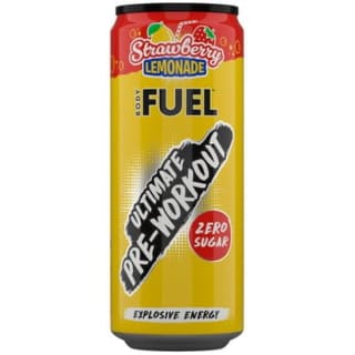 Bodyfuel Ultimate Pre-Workout Energy Drink 330ml - Strawberry Lemonade