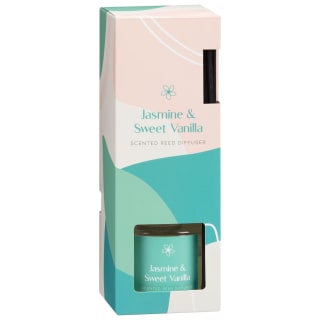Scented Reed Diffuser 80ml - Jasmine & Sweet Vanilla