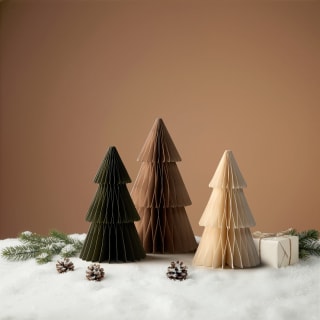 Honeycomb Paper Trees 3pk