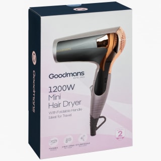 414033-goodmans-1200w-mini-hair-dryer-grey-