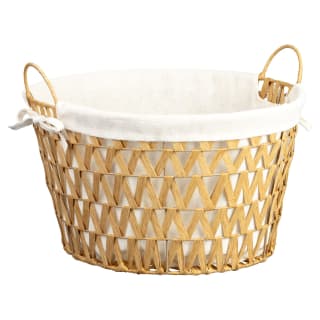 Round Paper Basket - Natural