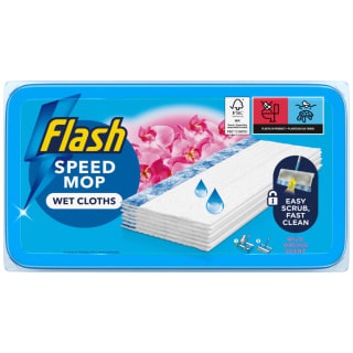 Flash Speed Mop Wet Cloths 24pk - Wild Orchid