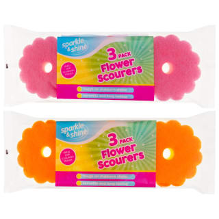 414930-3pk-sparkle-and-shine-flower-scourers-group