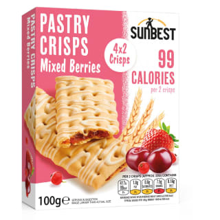 Sun Best Pastry Crisps 4pk - Mixed Berries