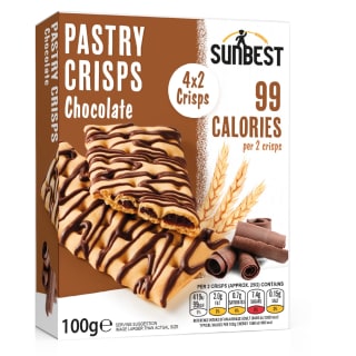 Sun Best Pastry Crisps 4pk - Chocolate
