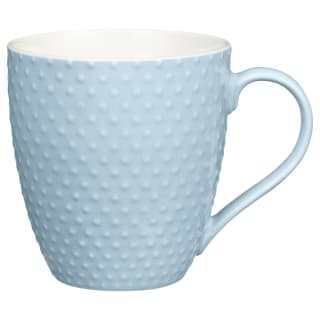 Jumbo Dot Embossed Mug - Blue