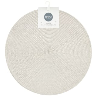 Woven Placemats 4pk - Grey