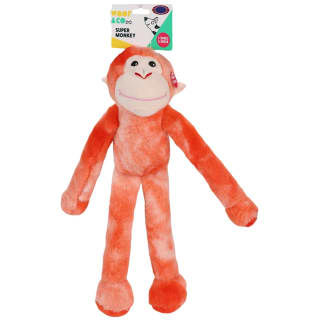 Super Monkey Dog Toy - Orange