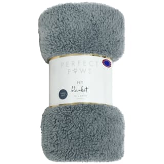 Perfect Paws Sherpa Pet Blanket - Grey