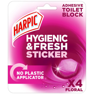 Harpic Hygienic & Fresh Sticker 4pk - Floral