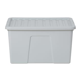 Storage Box with Lid 60L - Pebble