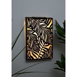 Solar Powered Tropic Leaf Wall Art - Warm White