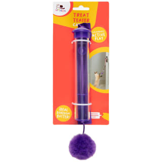 Kittykins Treat Teaser Cat Treat Dispenser - Purple