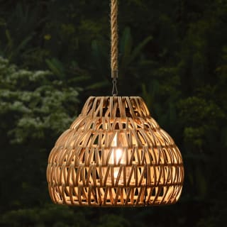 Mason & Jones Solar Powered Natural Hanging Light