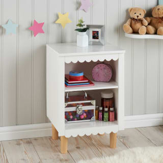 Kids Home Scalloped Bedside Table