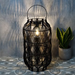 Solar Tall Weave Lantern