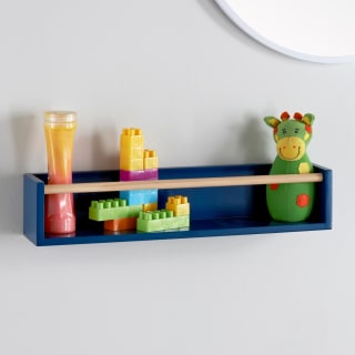 Kids Home 1 Tier Wall Shelf - Navy